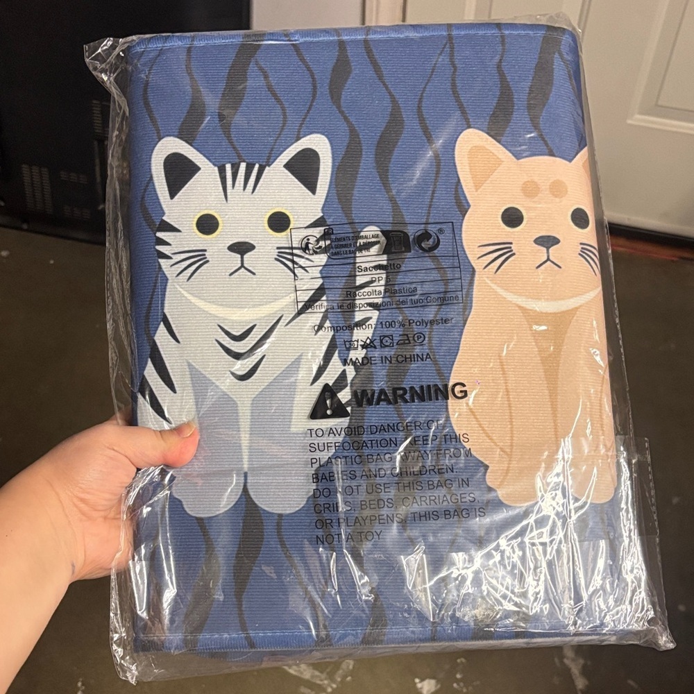Cat-Themed Polyester Rug